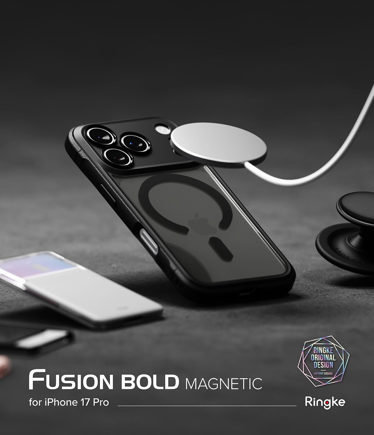 Fusion Bold Magnetic MagSafe Case iPhone 17 Pro Matte Black