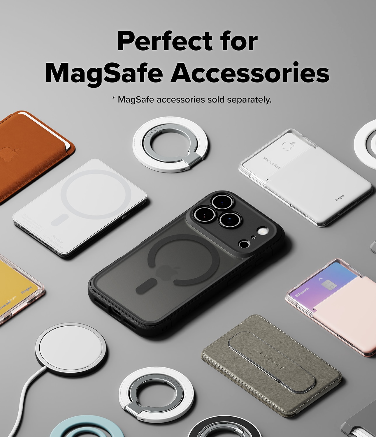 Fusion Bold Magnetic MagSafe Case iPhone 17 Pro Matte Black