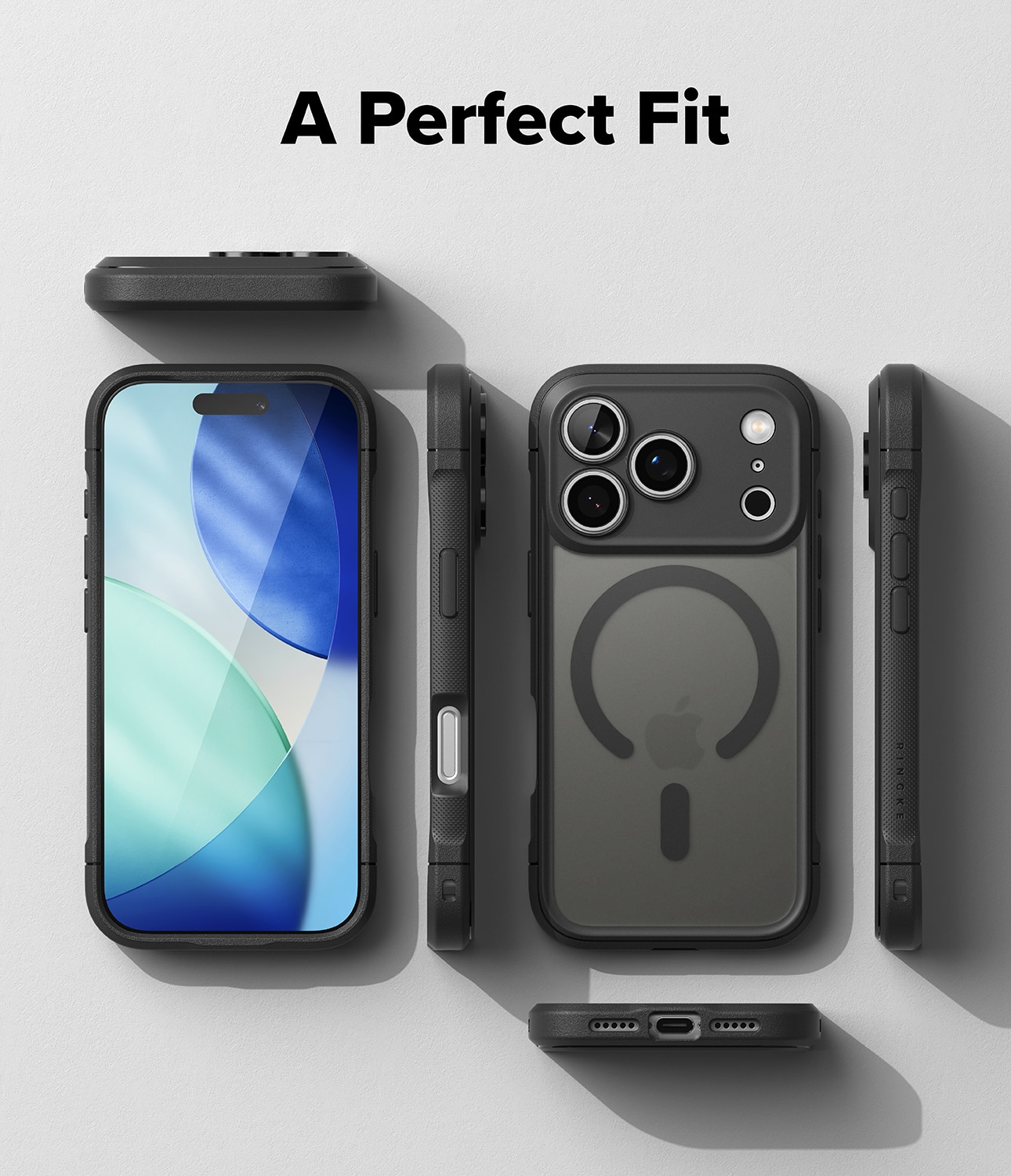 Fusion Bold Magnetic MagSafe Case iPhone 17 Pro Matte Black