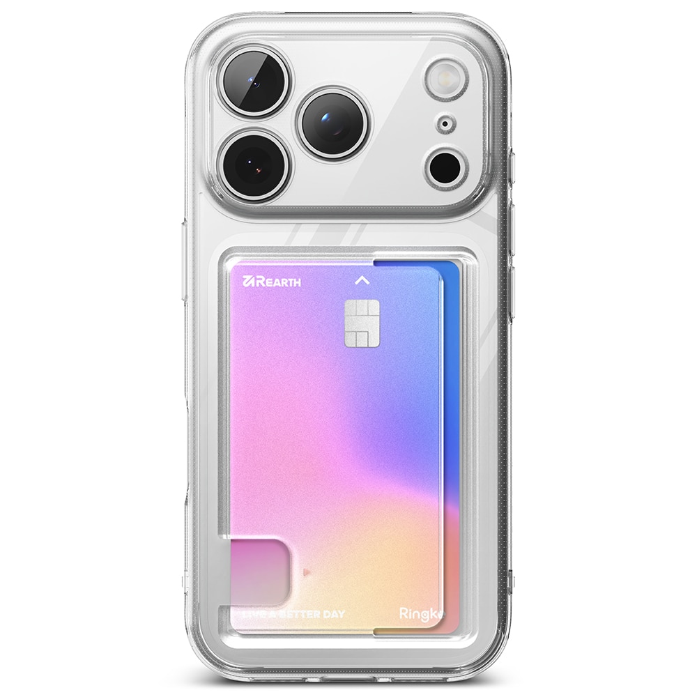 Fusion Card Case iPhone 17 Pro Transparant