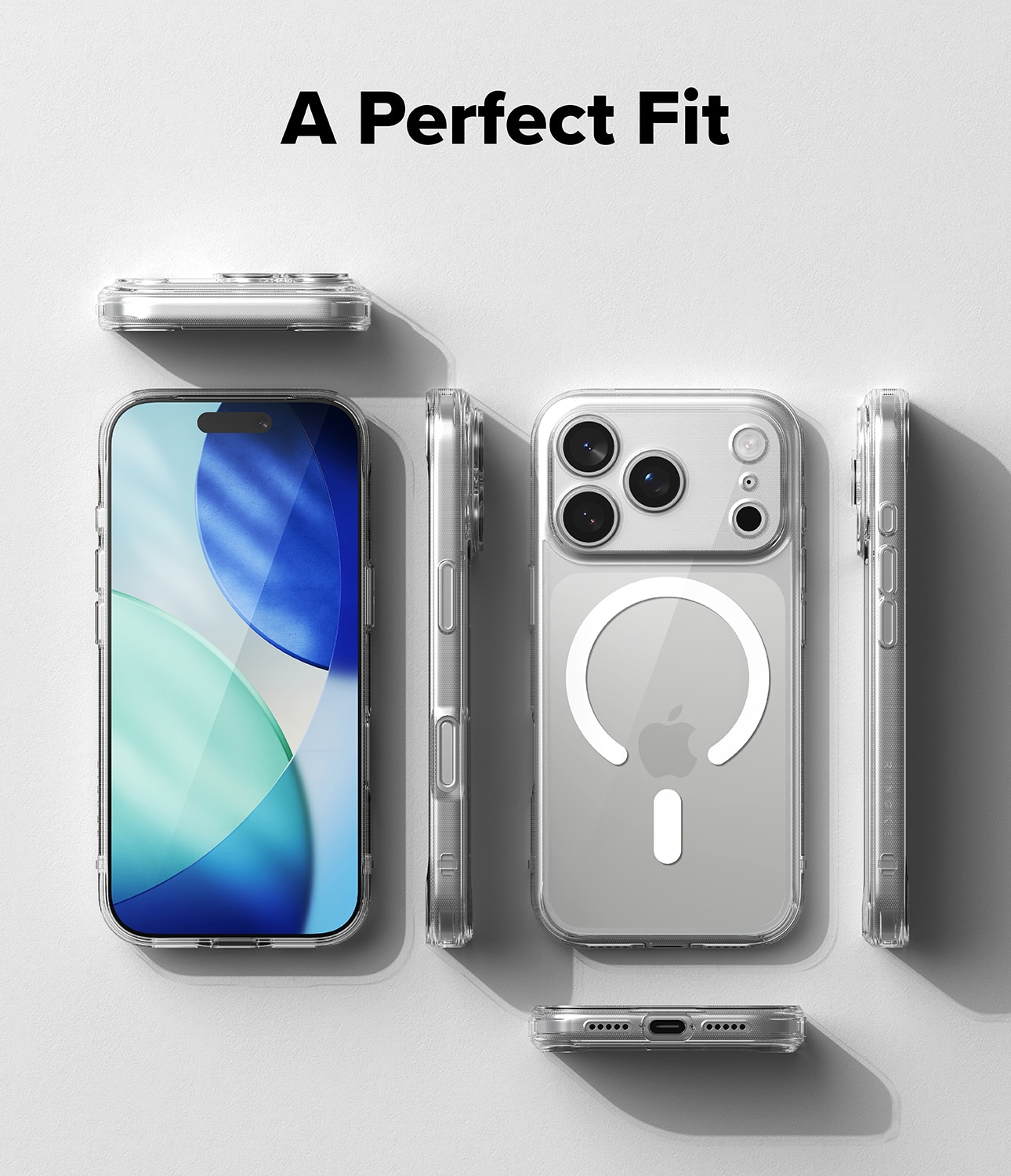 Fusion Magnetic Case iPhone 17 Pro Max Transparant