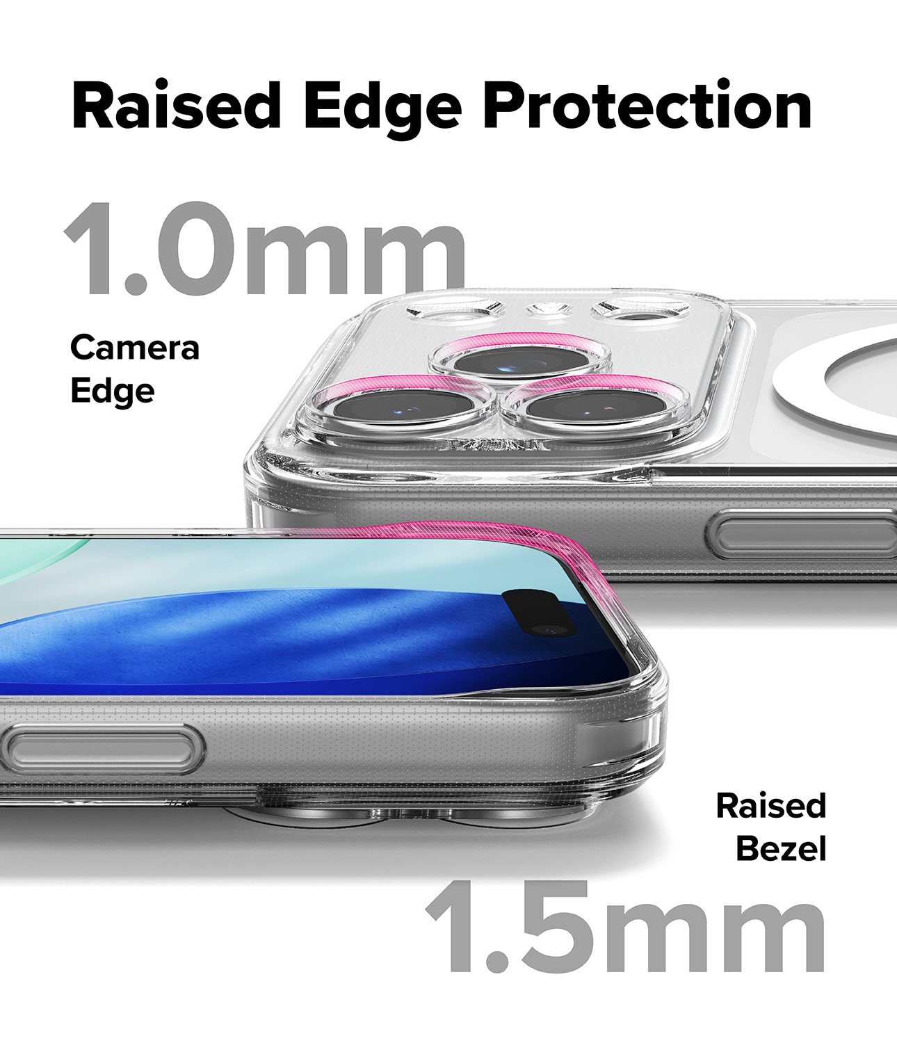 Fusion Magnetic Case iPhone 17 Pro Max Transparant