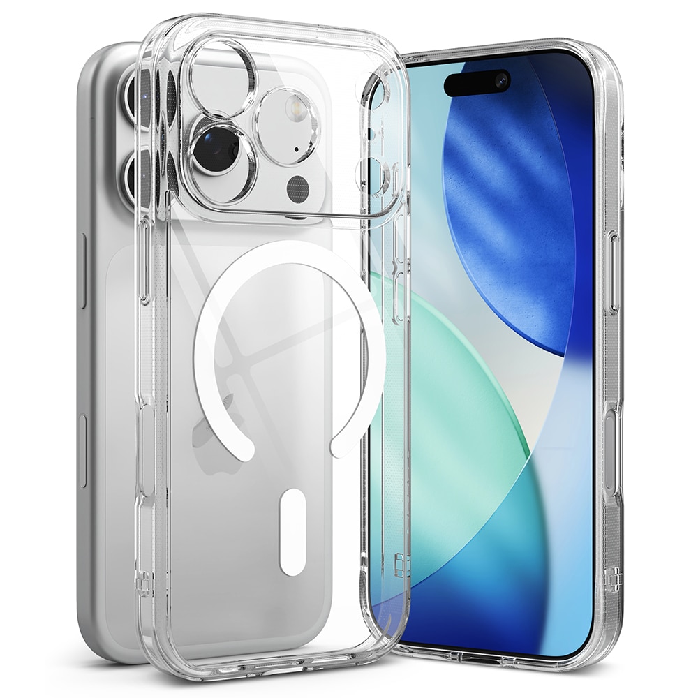 Fusion Magnetic Case iPhone 17 Pro Transparant