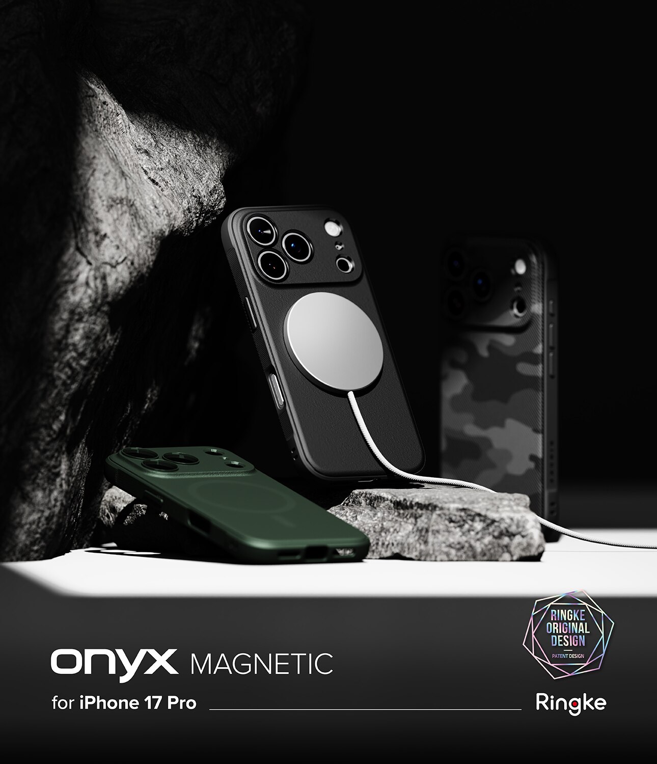 Onyx Magnetic Case iPhone 17 Pro Max Black
