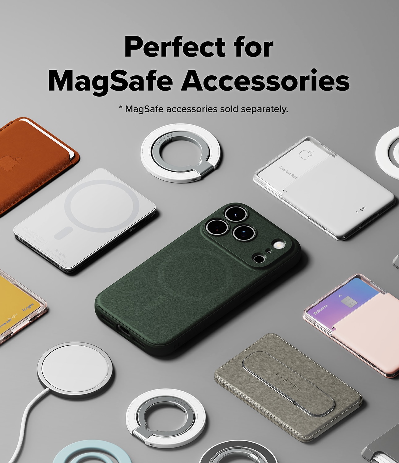 Onyx Magnetic Case iPhone 17 Pro Dark Green