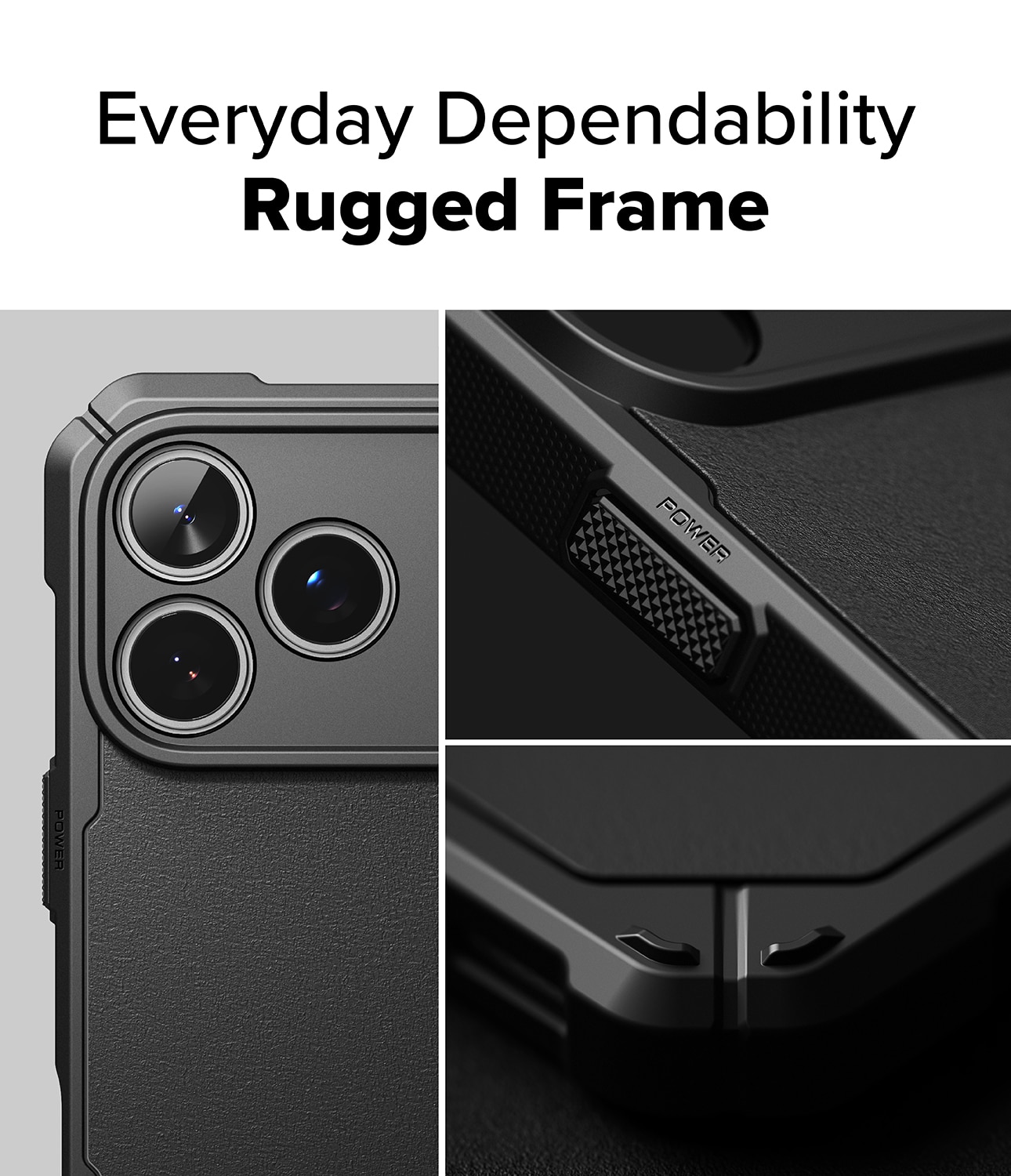 Rugged Gear Magnetic Case iPhone 17 Pro Black