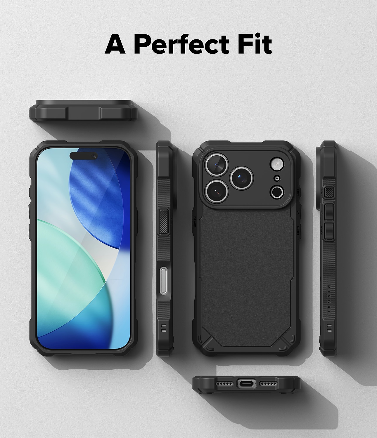 Rugged Gear Magnetic Case iPhone 17 Pro Black