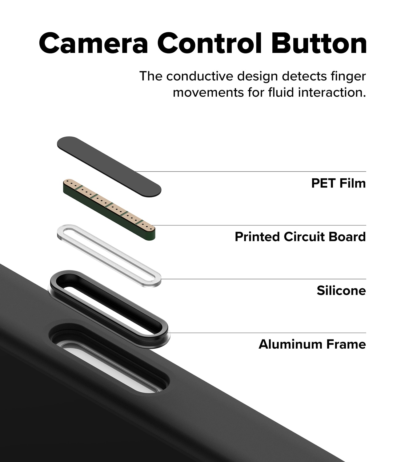Silicone Magnetic Case iPhone 17 Pro Black