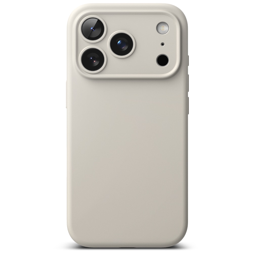 Silicone Magnetic Case iPhone 17 Pro Max Stone