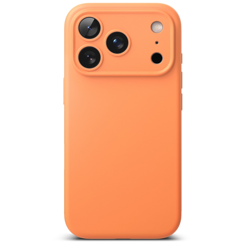 Silicone Magnetic Case iPhone 17 Pro Max Tangerine