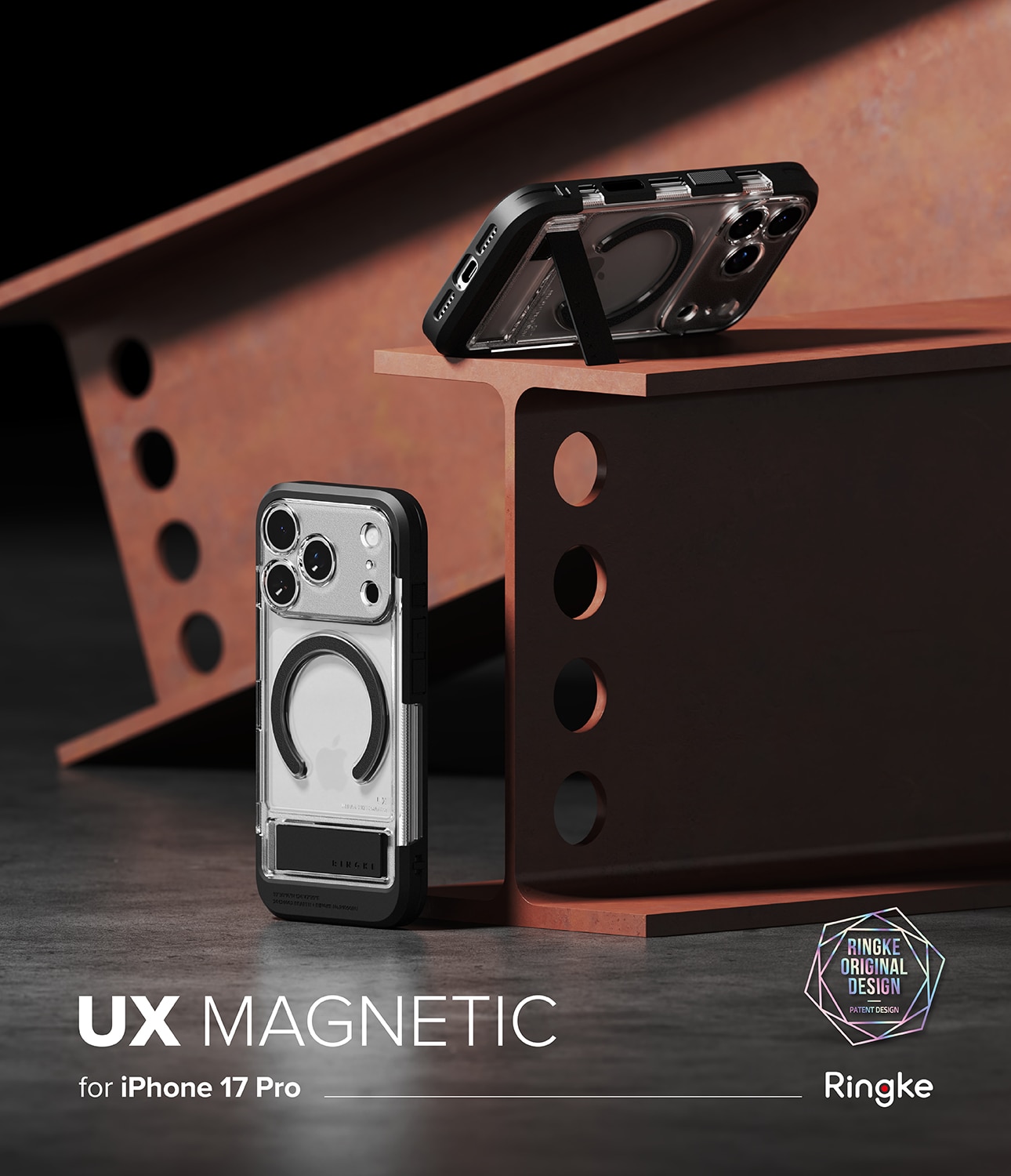 UX Magnetic Case iPhone 17 Pro Clear