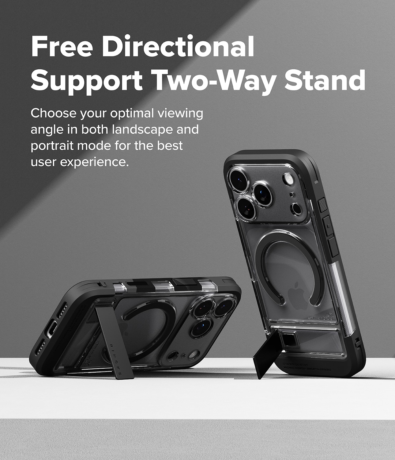 UX Magnetic Case iPhone 17 Pro Smoke Black