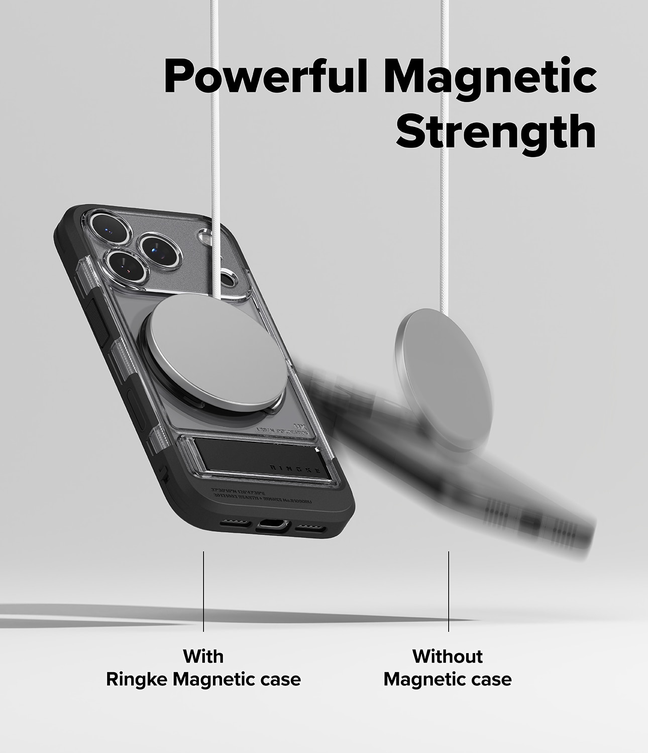 UX Magnetic Case iPhone 17 Pro Smoke Black