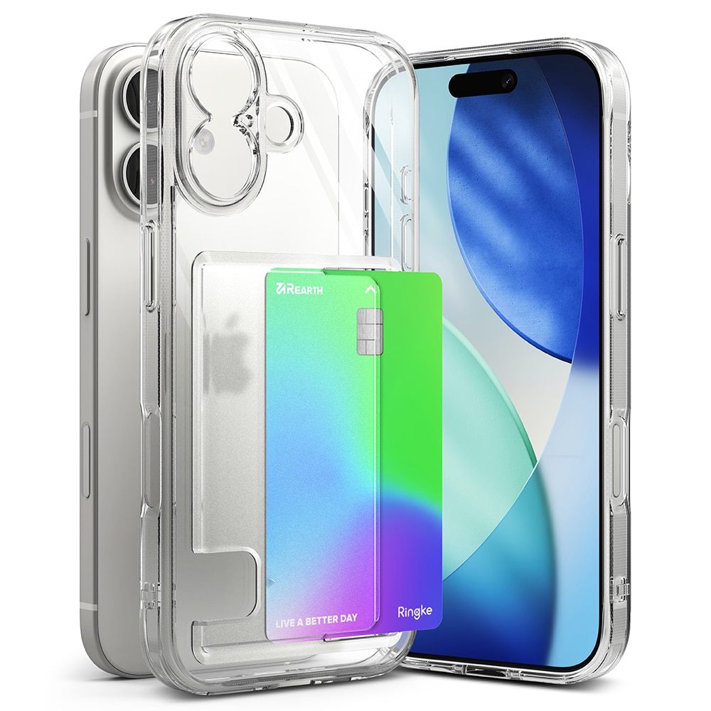 Fusion Card Case iPhone 17 Transparant