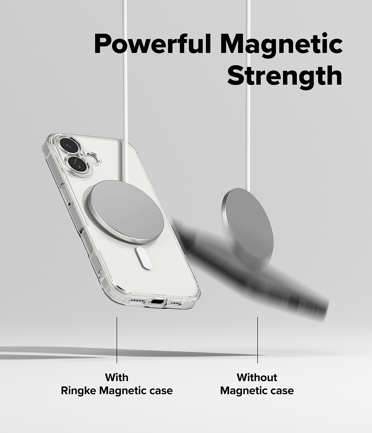 Fusion Magnetic Case iPhone 17 Transparant