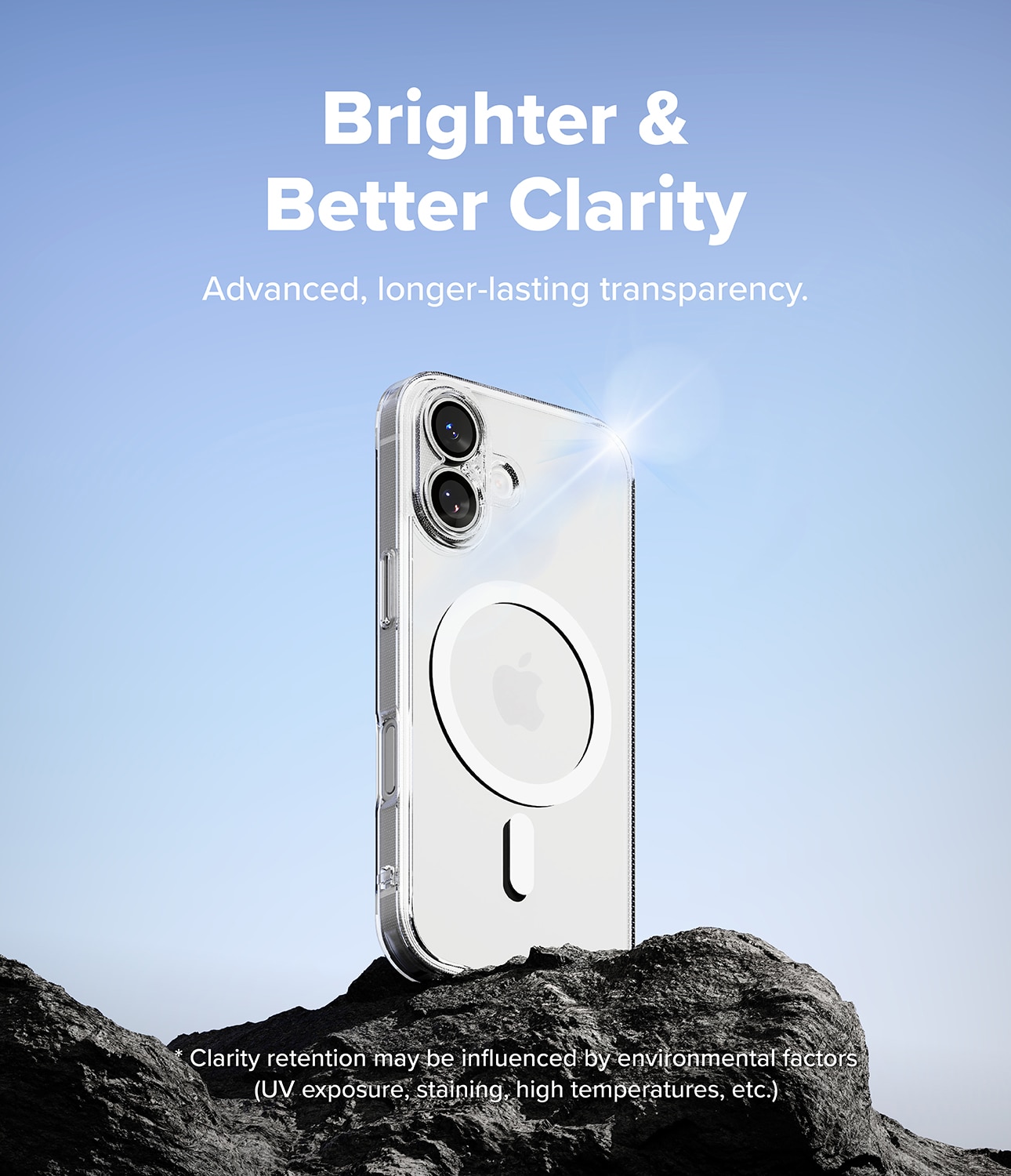 Fusion Magnetic Case iPhone 17 Transparant