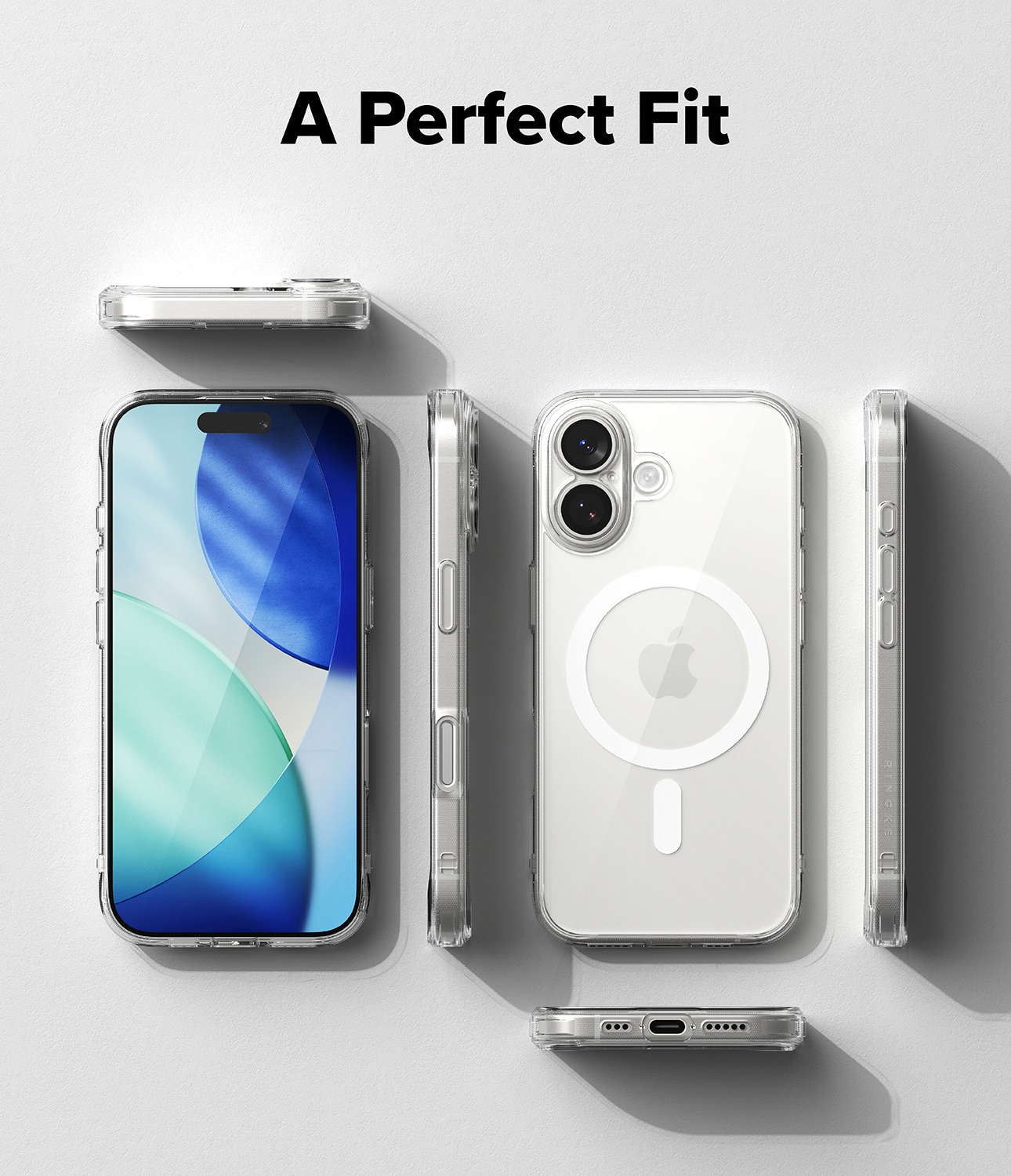 Fusion Magnetic Case iPhone 17 Transparant