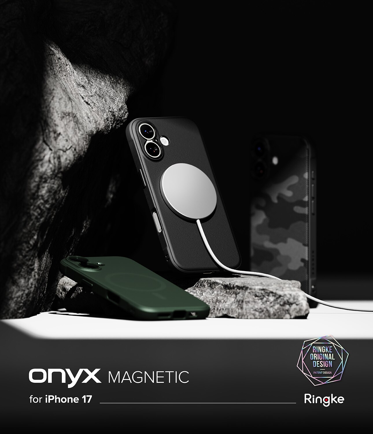 Onyx Magnetic Case iPhone 17 Black
