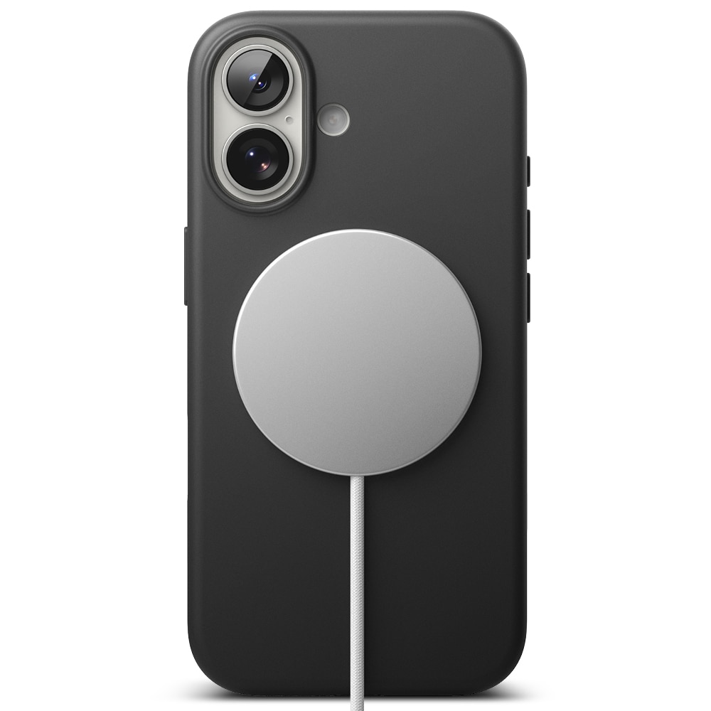 Silicone Magnetic Case iPhone 17 Black