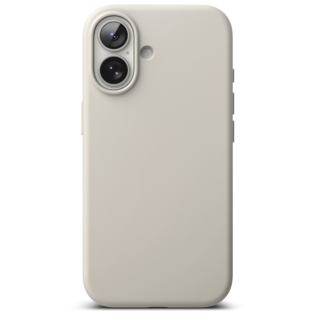 Silicone Magnetic Case iPhone 17 Stone
