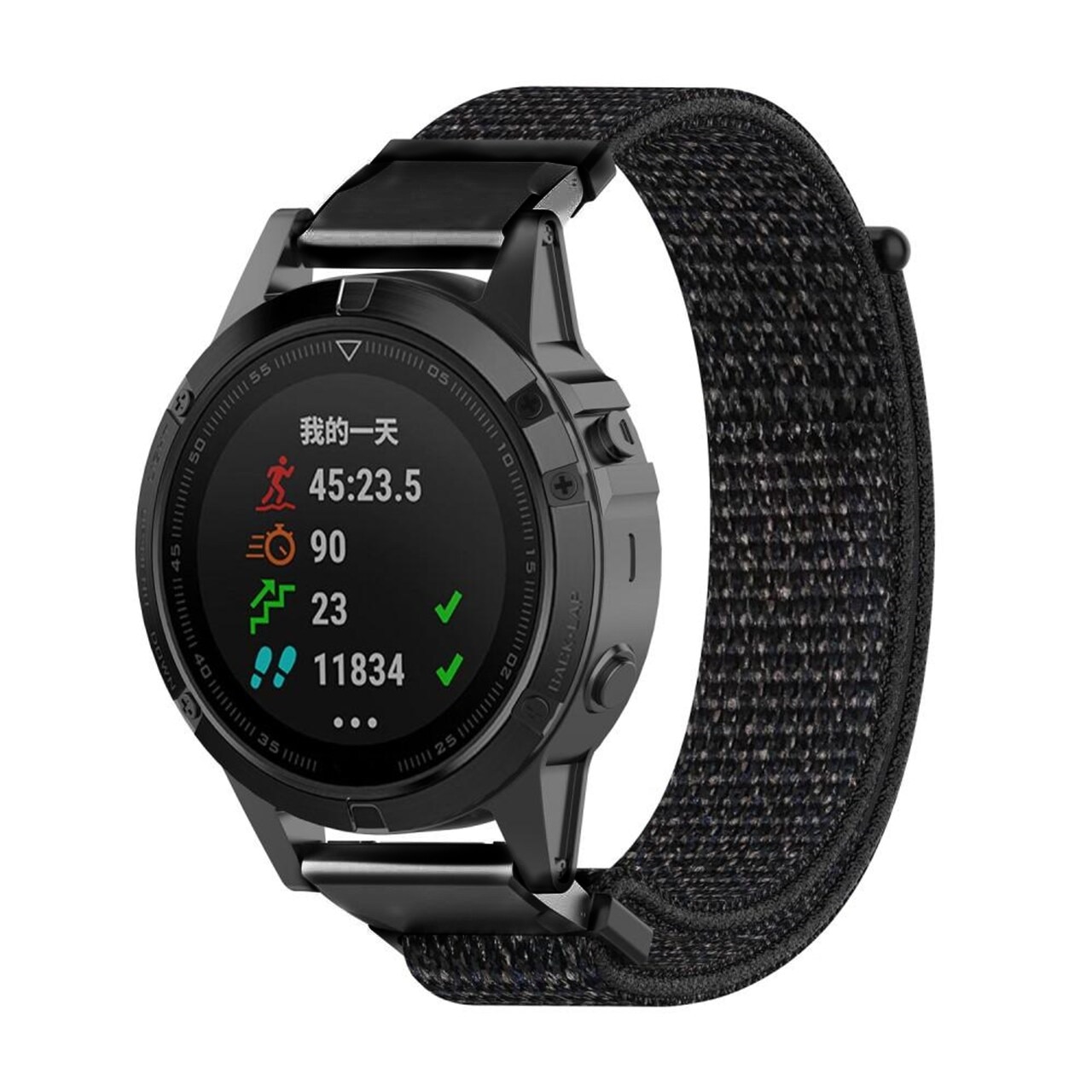 Garmin Forerunner 955 Nylon bandje zwart