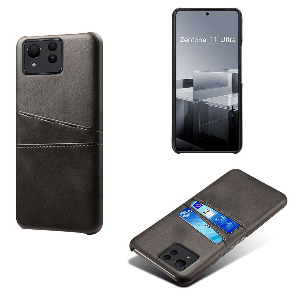 Card Slots Case Asus Zenfone 11 Ultra zwart