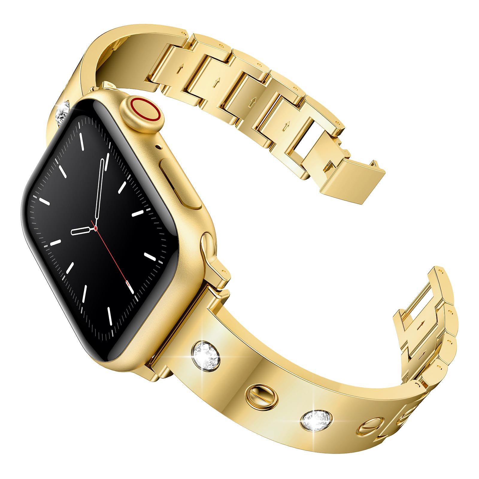Bangle Diamond Bracelet Apple Watch 40mm goud