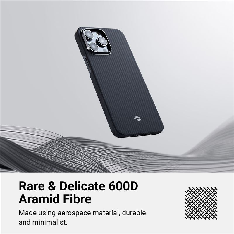 MagEZ Case 3 600D Hoesje iPhone 14 Pro Black/Grey