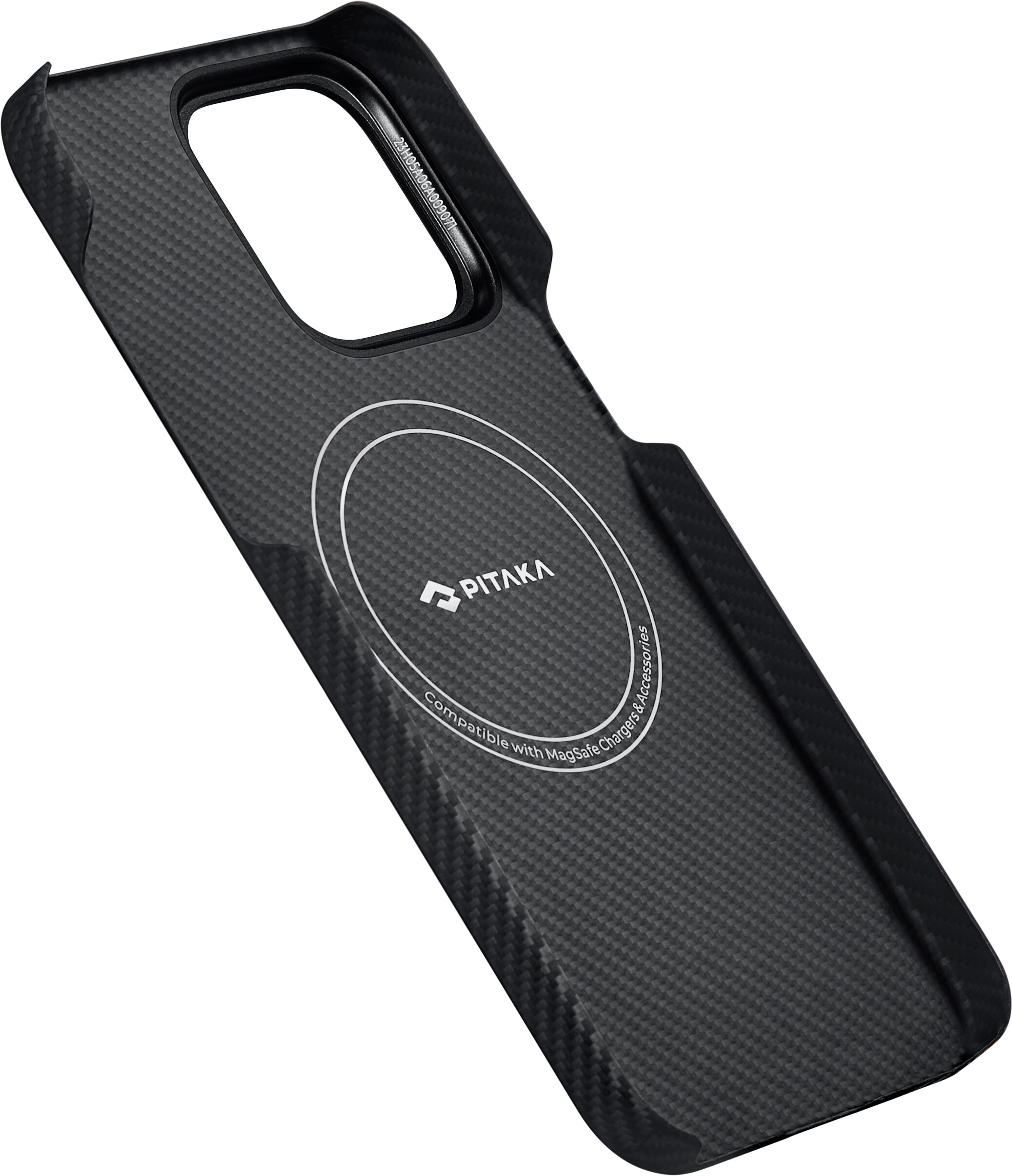 MagEZ Case 4 600D Hoesje iPhone 15 Pro Max Black/Grey