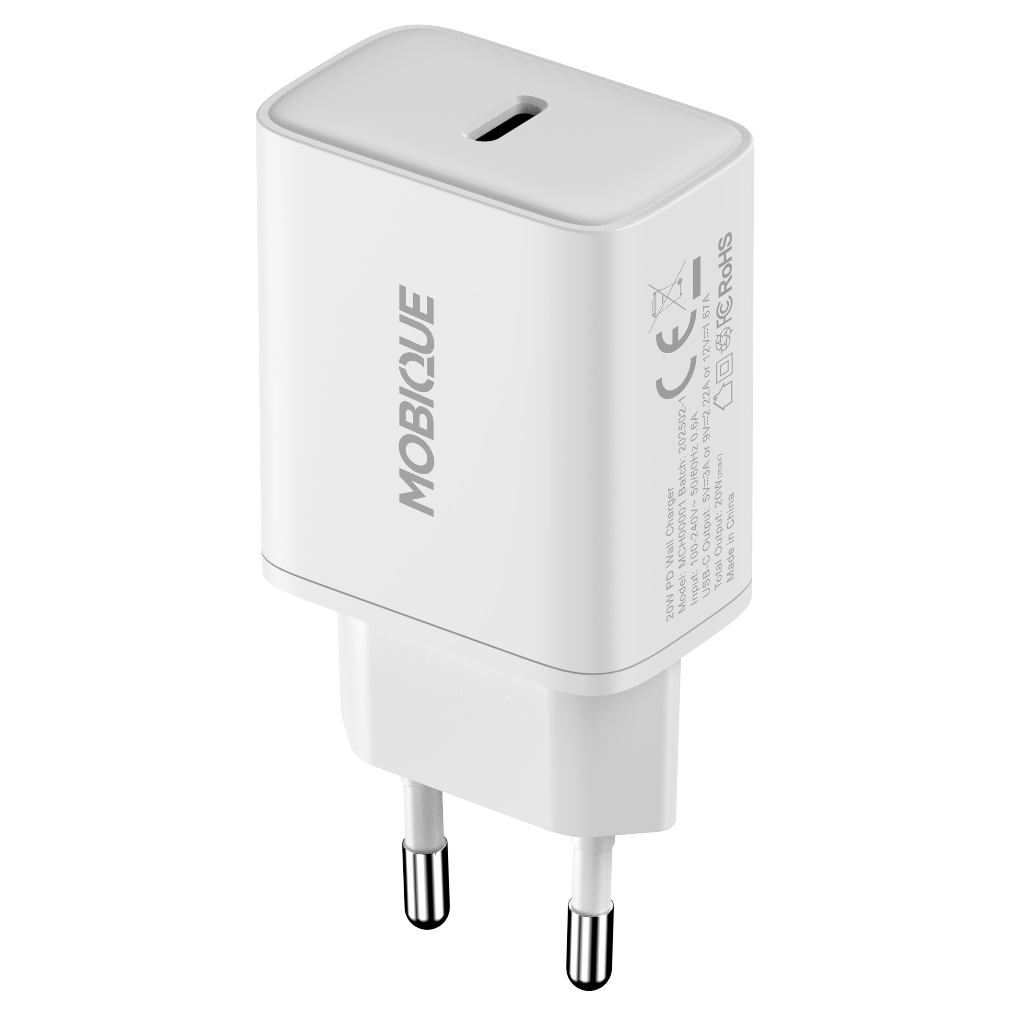 Complete oplader iPhone Air -  2m kabel & adapter USB-C Wit
