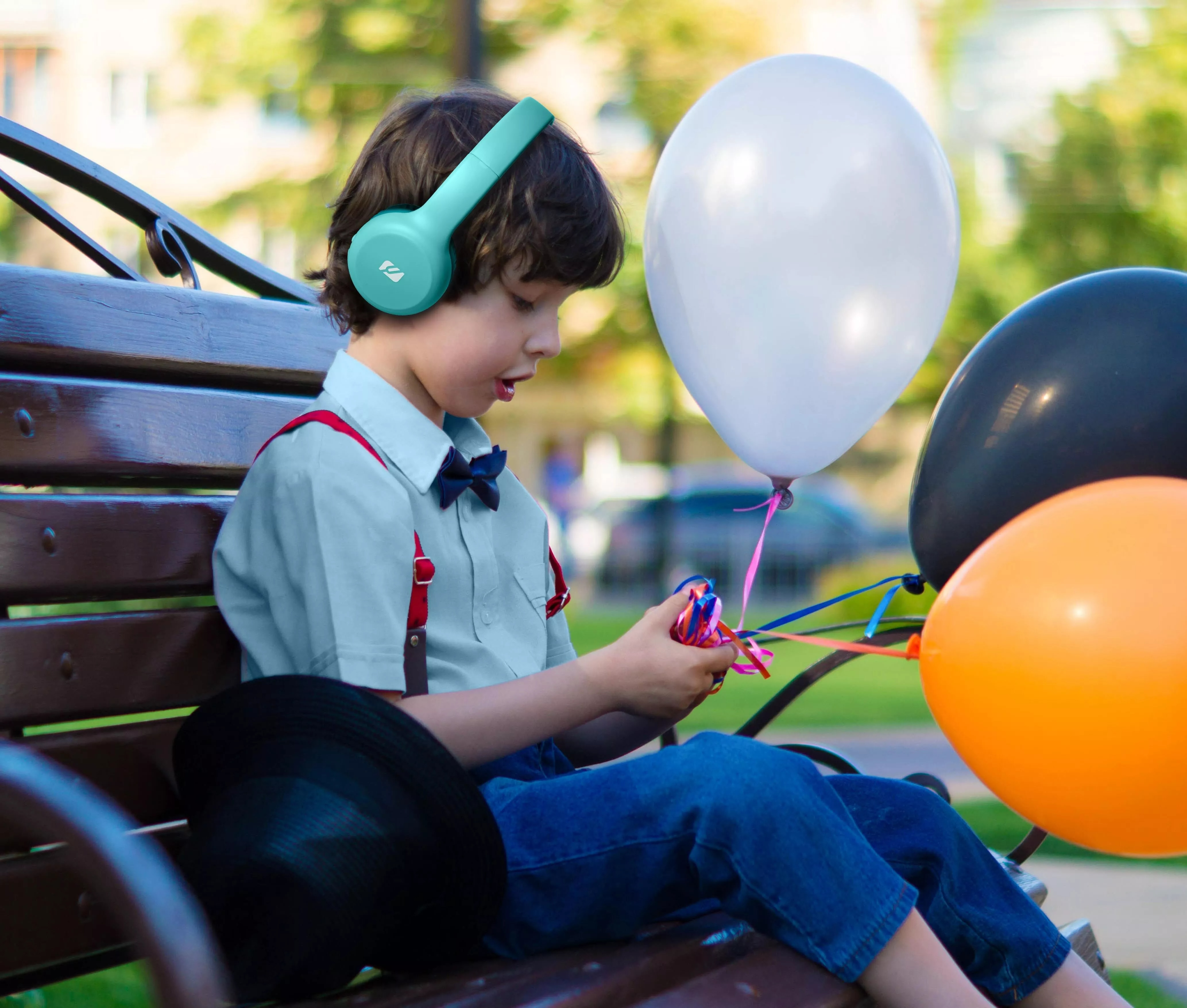 Bluetooth On-Ear Wireless Koptelefoon kinderen blauw