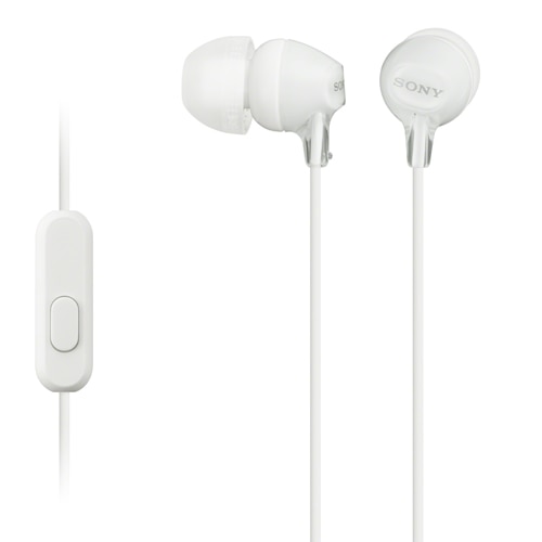 Headset in-ear MDR-EX15AP Wit