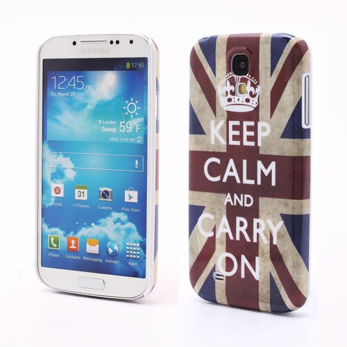 Samsung Galaxy S4 Backcover hoesje Keep Calm UK