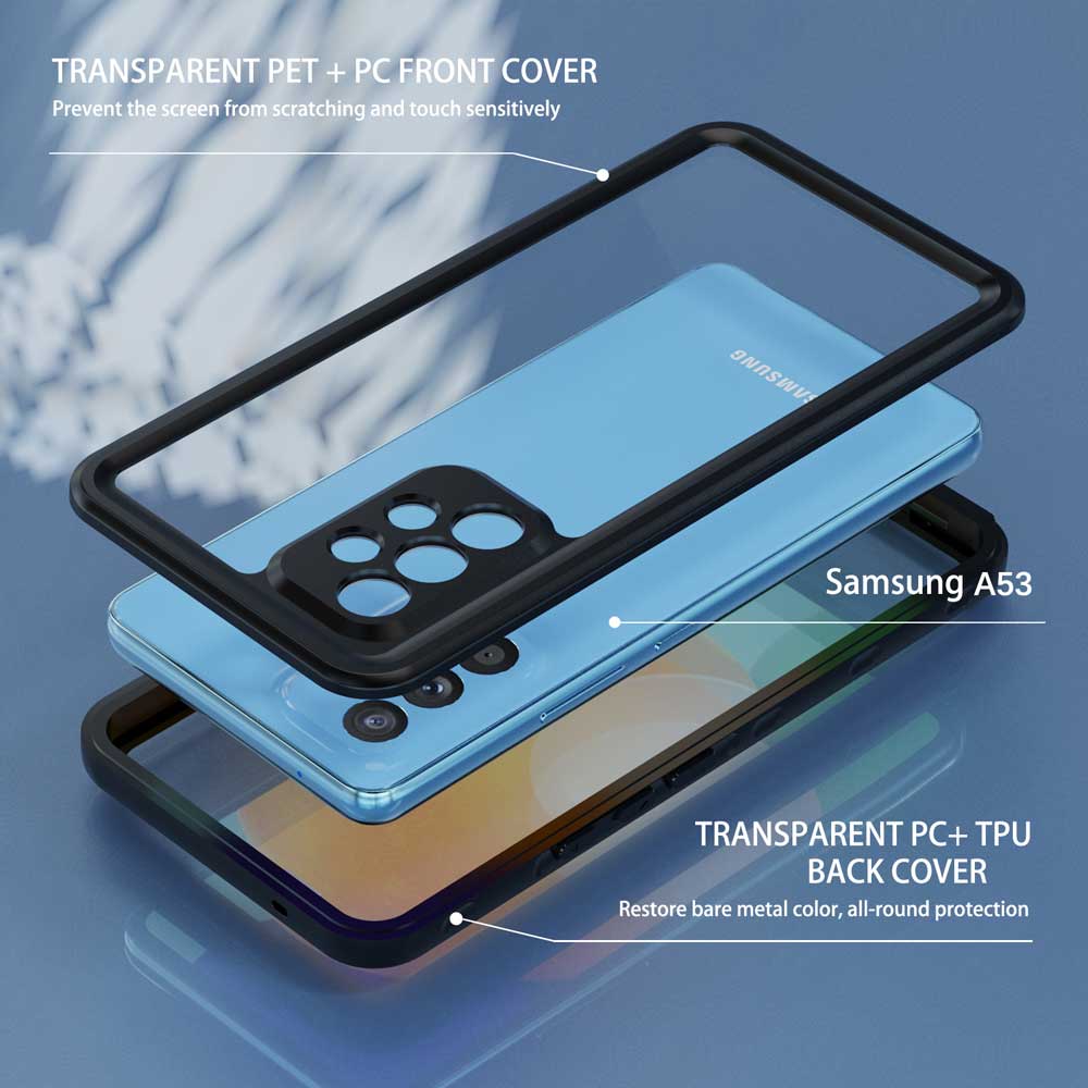 MX Waterproof Case Samsung Galaxy A53 Black