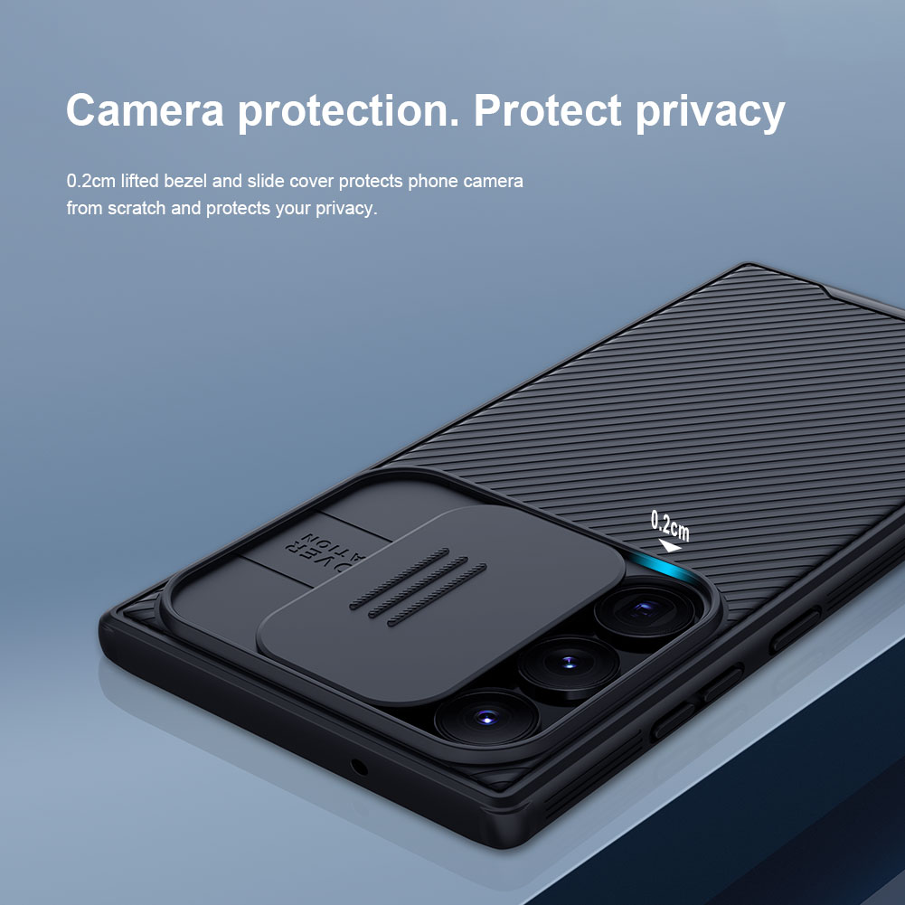 CamShield Case Samsung Galaxy S23 Ultra zwart