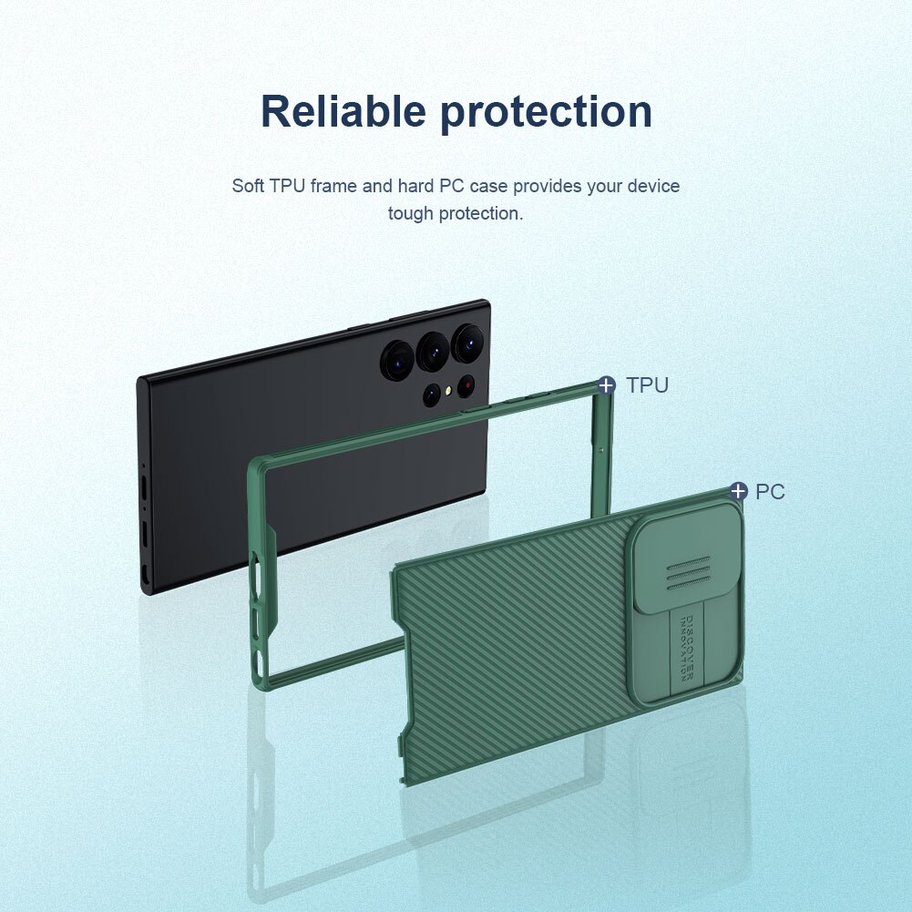 CamShield Case Samsung Galaxy S23 Ultra Groen