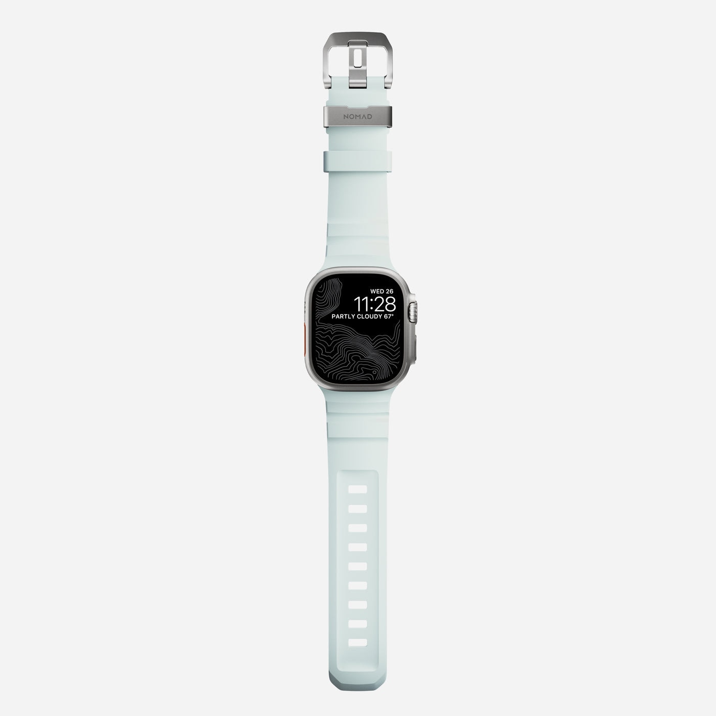 Rocky Point Band Apple Watch Series 4-6 44mm Icy Blue Glow (Black Hardware) - Limited edition