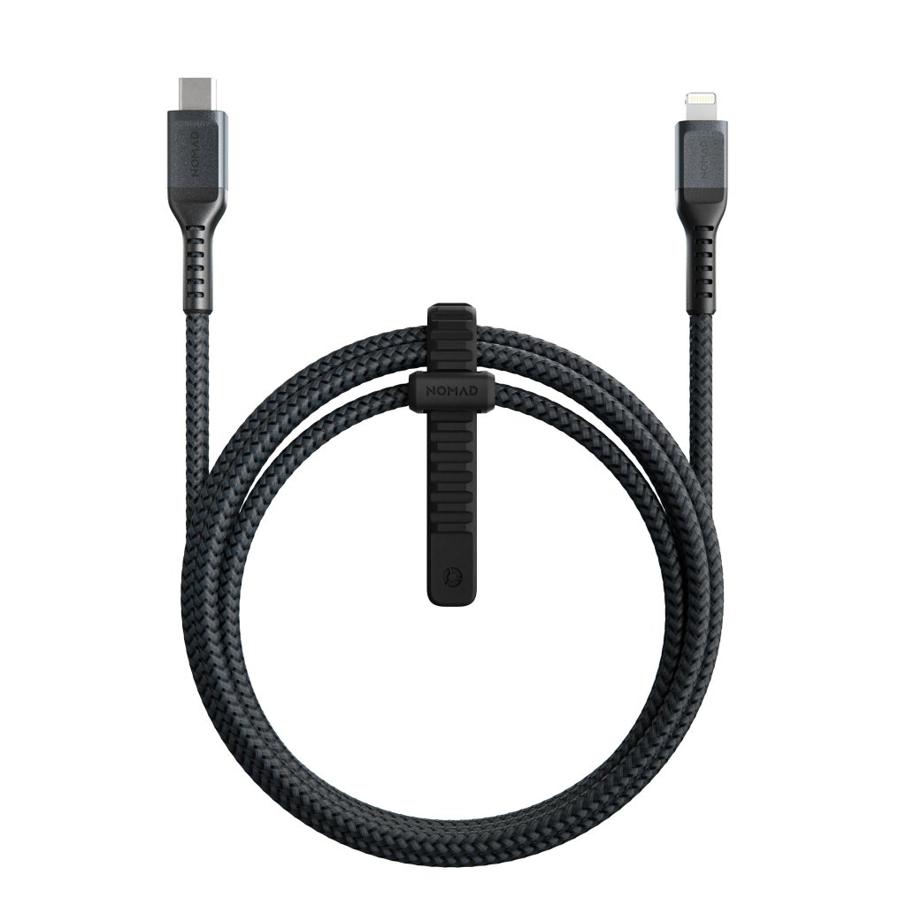 USB-C to Lightning Cable 1.5m Kevlar Lightning Zwart
