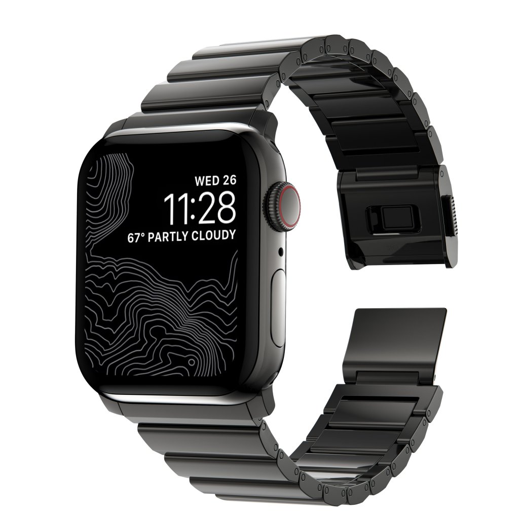 Steel Band Apple Watch 44mm Graphite