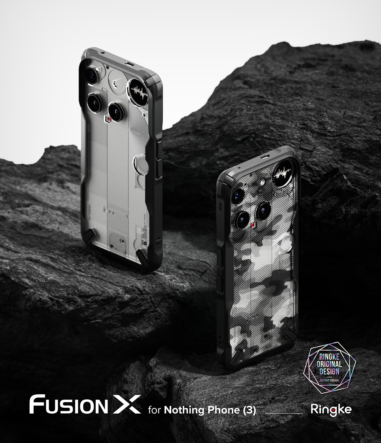 Fusion X Case Nothing Phone 3 Zwart
