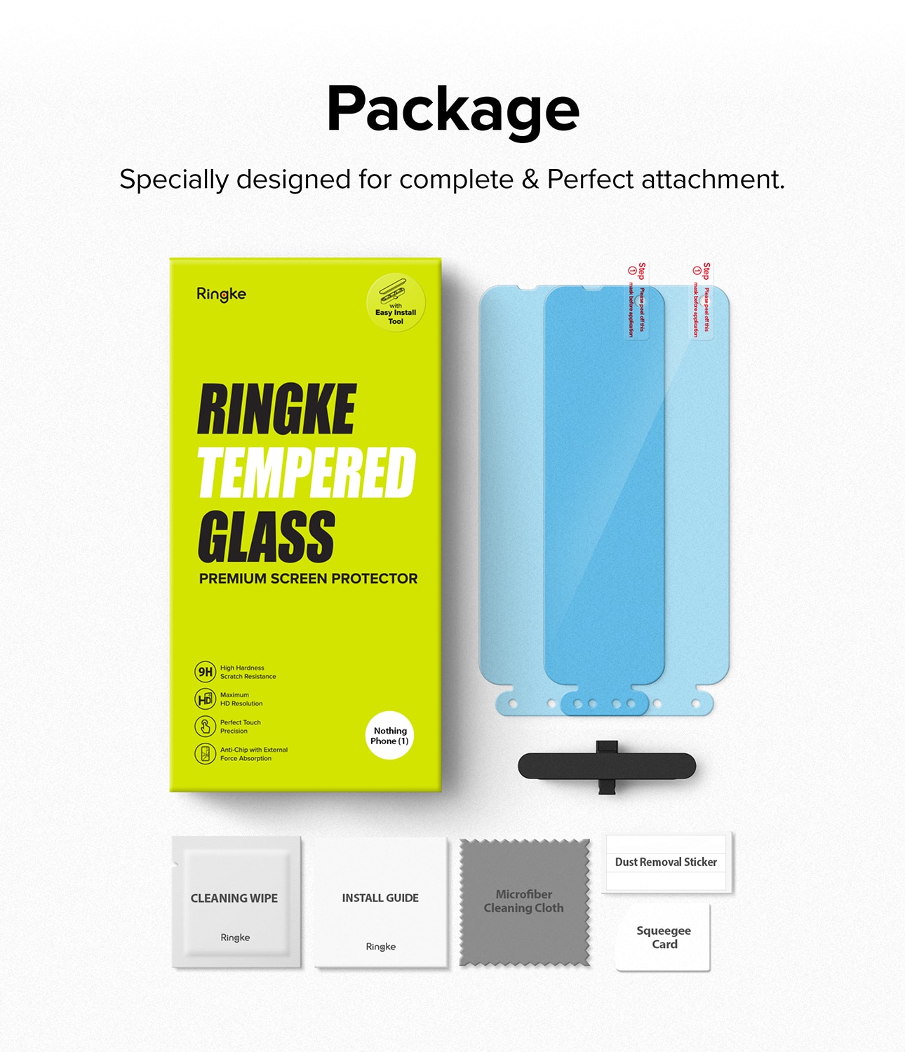 Screen Protector Glass (2-pack) Nothing Phone (1)