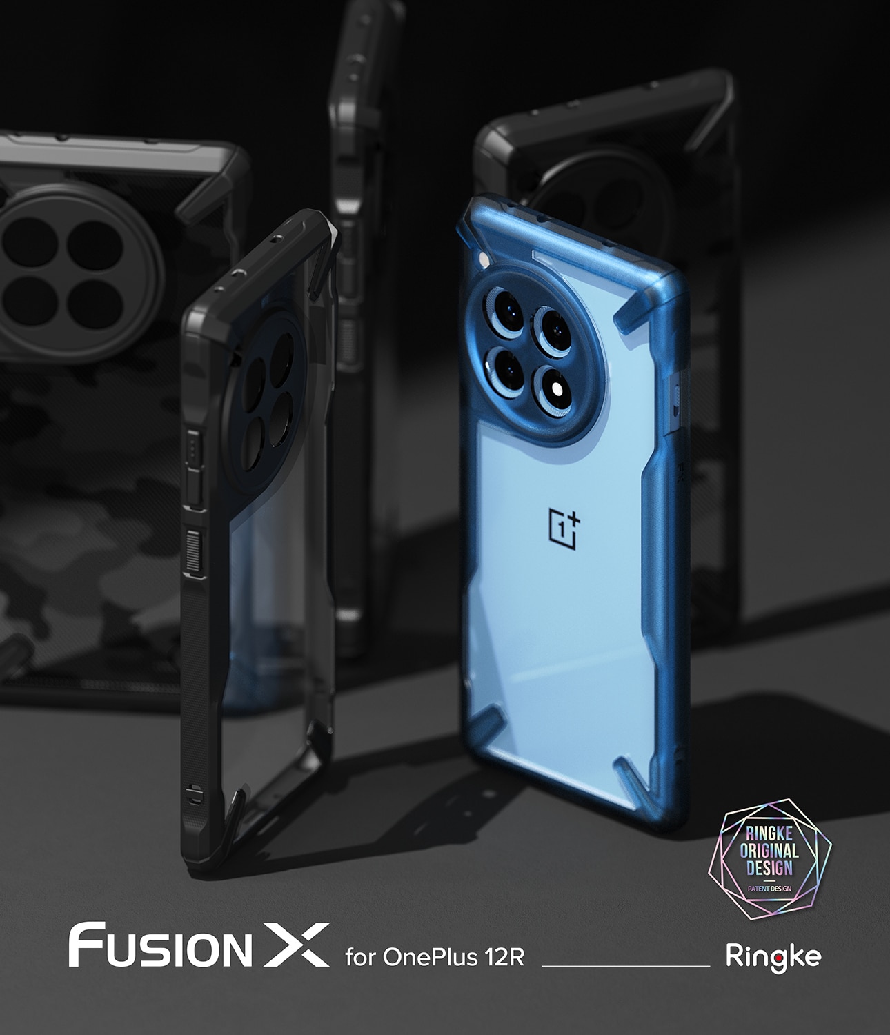 Fusion X Case OnePlus 12R zwart