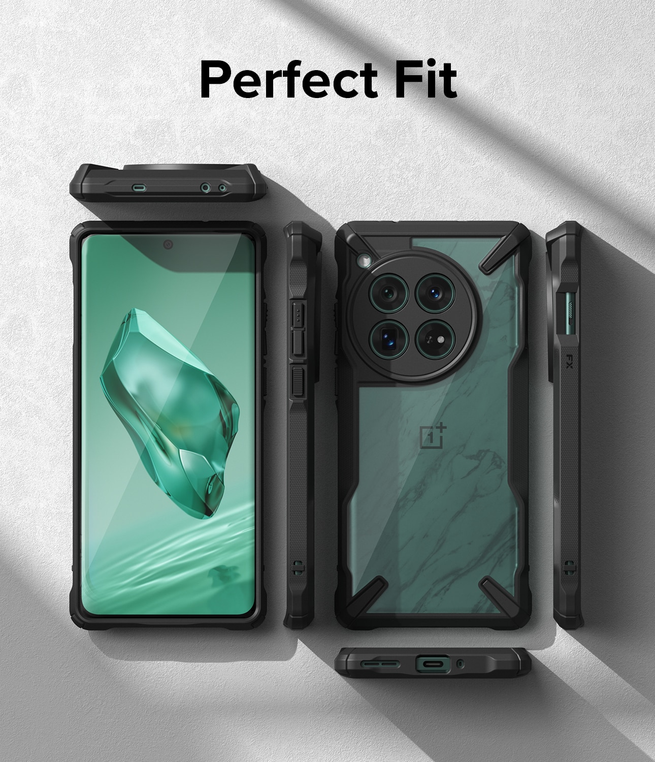 Fusion X Case OnePlus 12 zwart