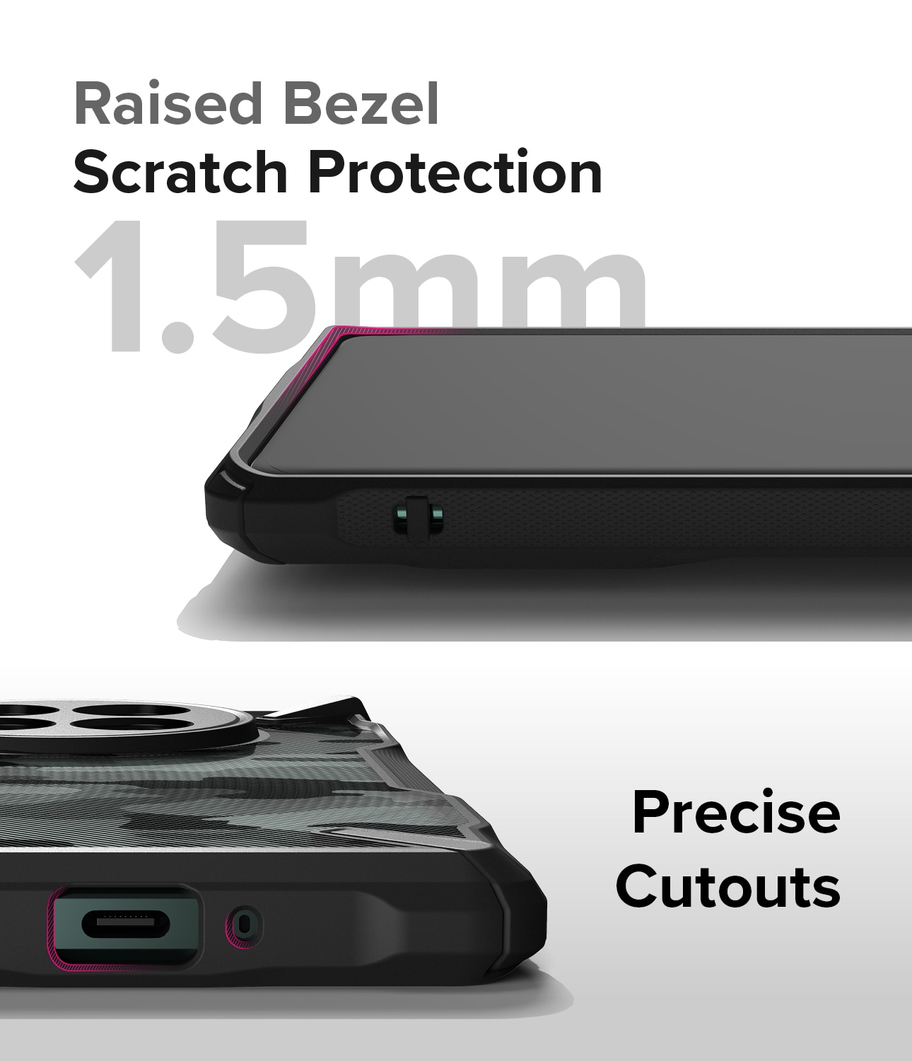 Fusion X Case OnePlus 12 Camo Black