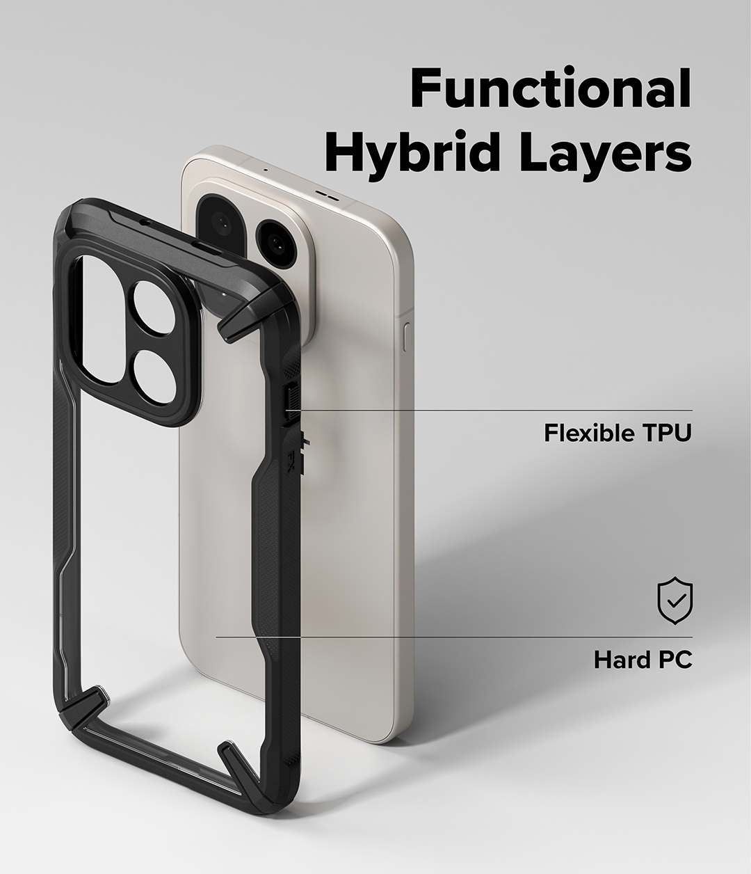 Fusion X Case  OnePlus 15 Zwart