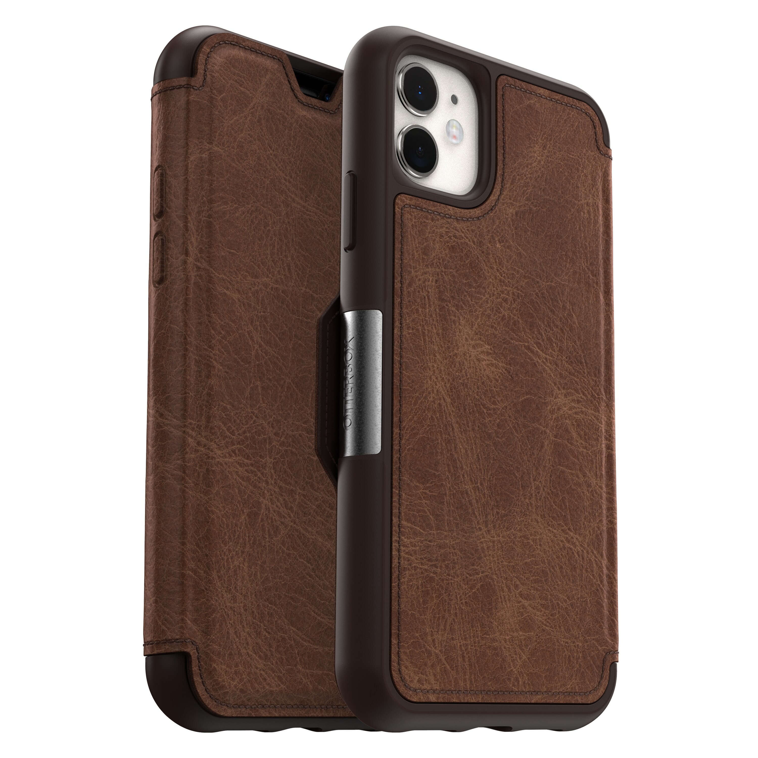 Strada Wallet Case iPhone 11 Brown