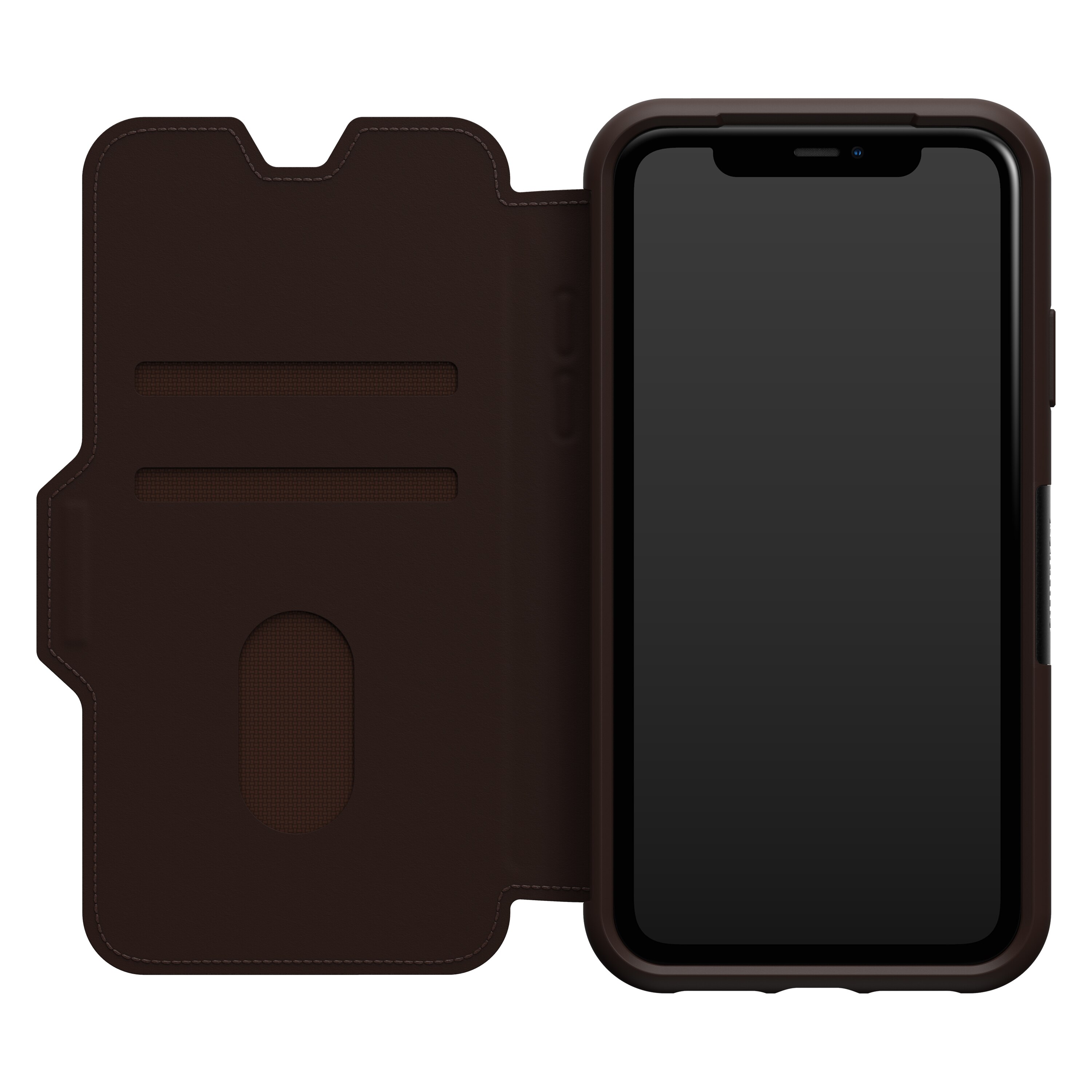 Strada Wallet Case iPhone 11 Brown