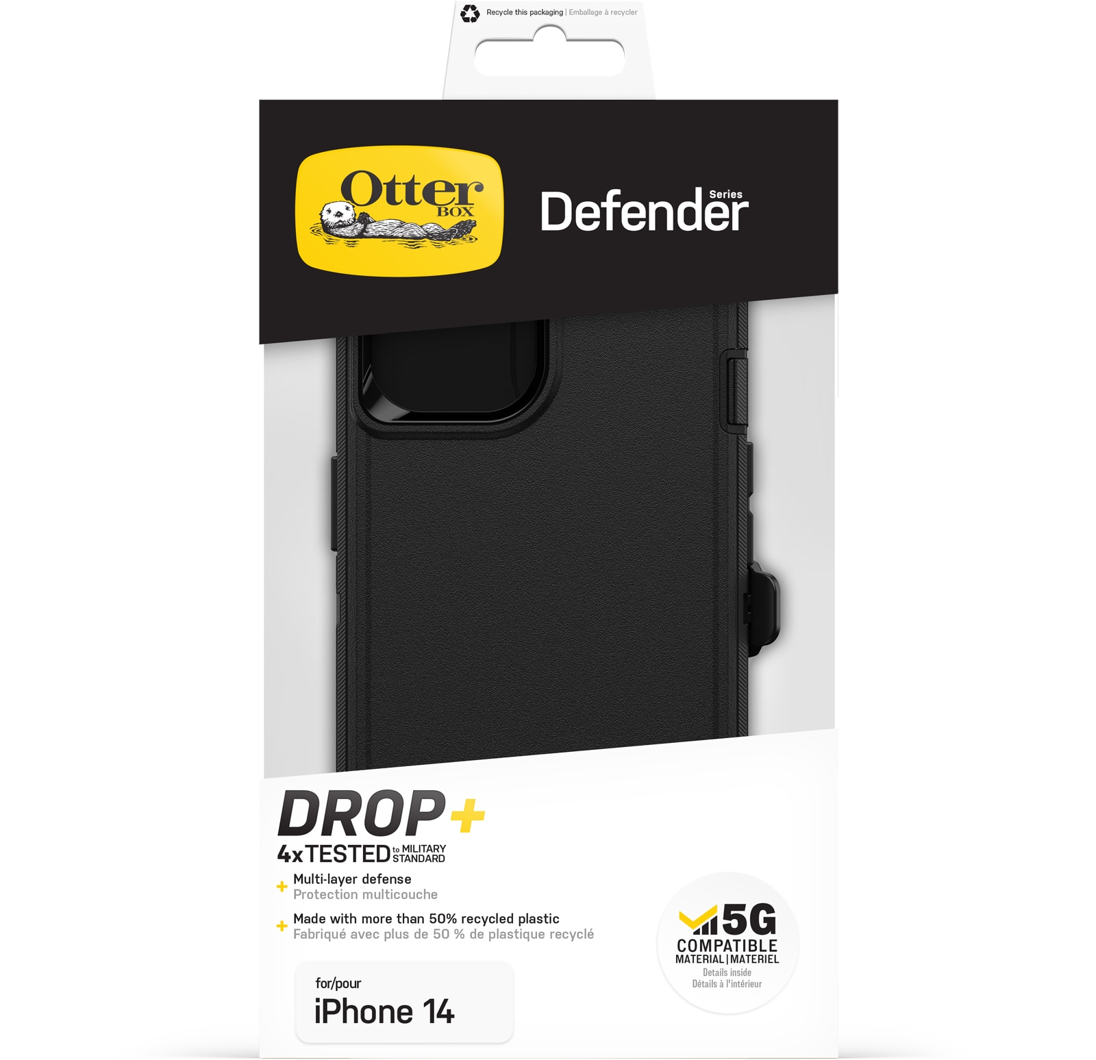 Defender Case iPhone 14 zwart