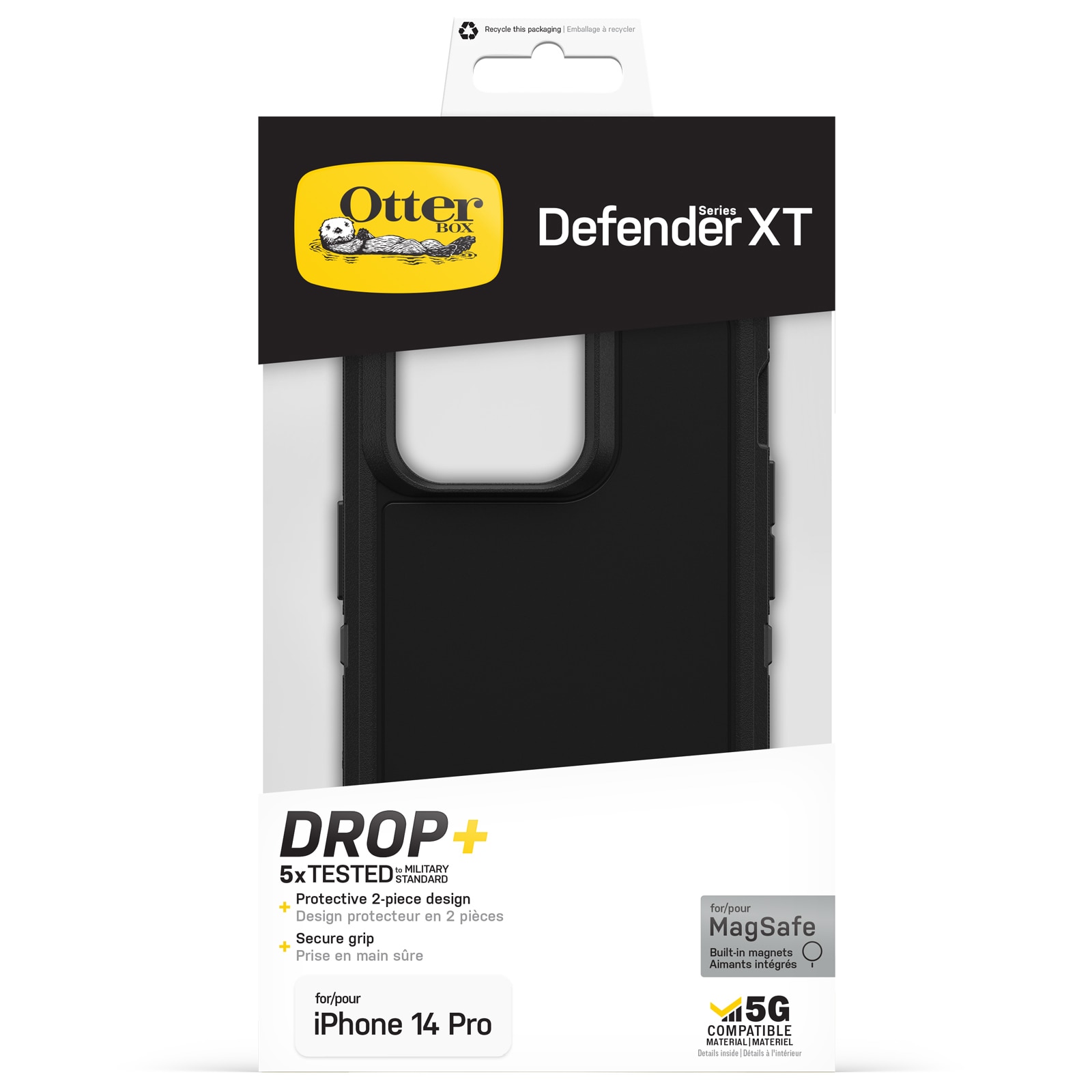 Defender XT Hoesje iPhone 14 Pro Zwart