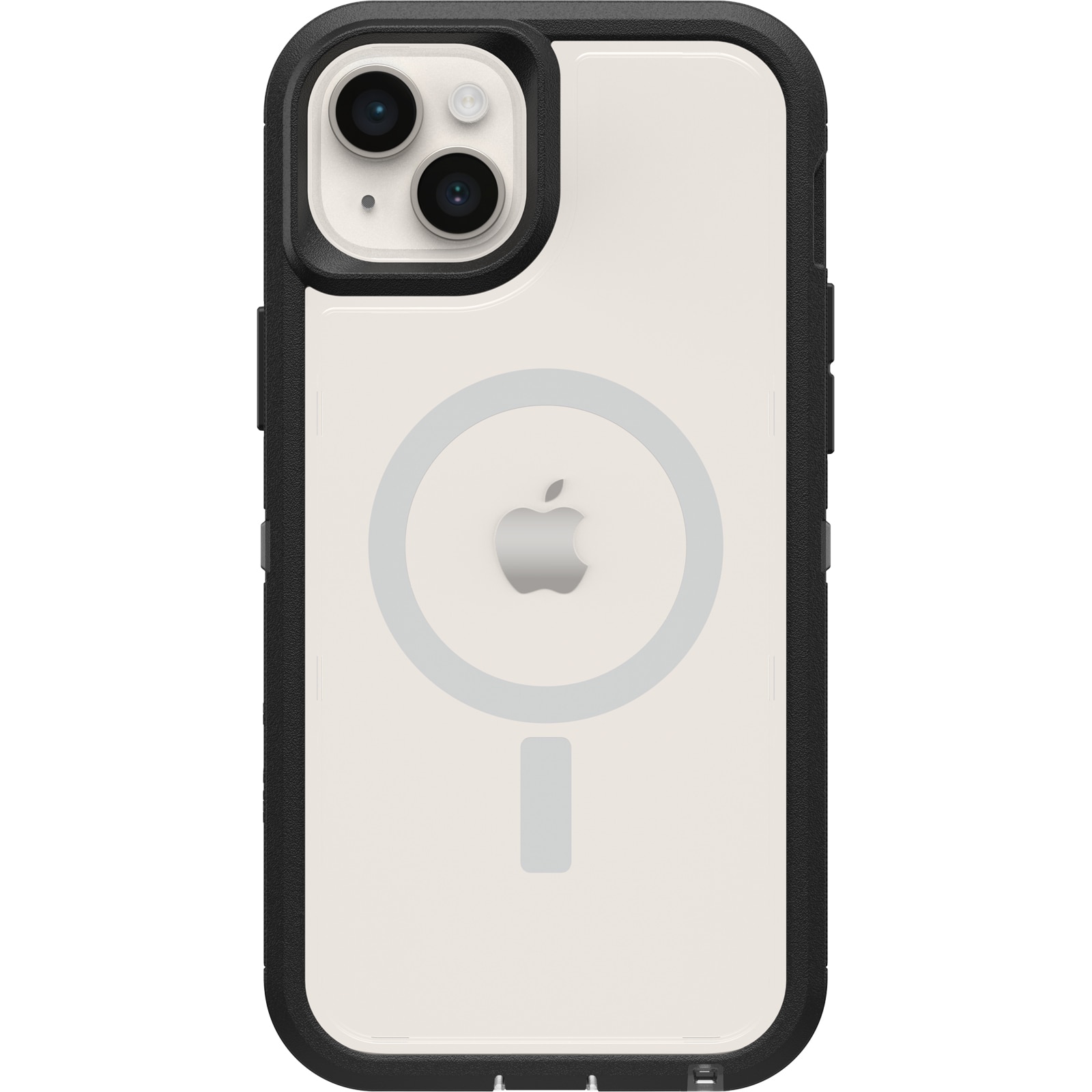 Defender XT Hoesje iPhone 14 Zwart/Transparant
